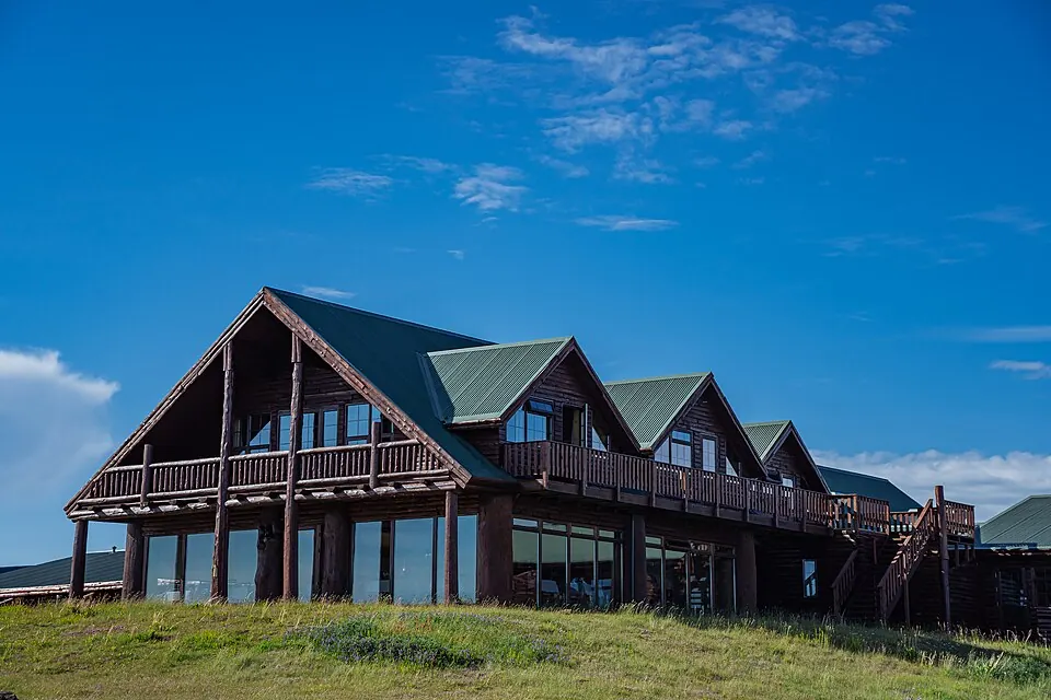 Hotel Rangá exterior in southern Iceland, photographed in 2020.